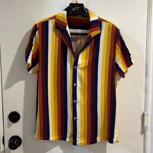 Forever 21 Stripe Button Up